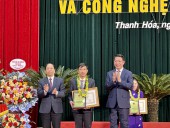 Hiệu trưởng Trường Cao đẳng Nông nghiệp Thanh Hóa được tôn vinh danh hiệu trí thức khoa học và công nghệ tiêu biểu tỉnh Thanh Hóa năm 2022