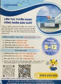 CÔNG TY TNHH LUXSHARE - ICT thông báo tuyển dụng