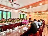 HỘI NGHỊ GIAO BAN CÔNG TÁC AN NINH, TRẬT TỰ