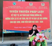 TUYÊN TRUYỀN PHỔ BIẾN KIẾN THỨC PHÁP LUẬT, AN TOÀN  GIAO THÔNG NĂM HỌC 2025-2026