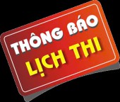 THÔNG BÁO LỊCH THI HKI NĂM HỌC 2025-2026
