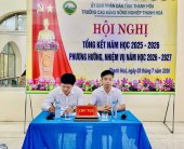 Trường Cao đẳng Nông nghiệp Thanh Hóa tổng kết năm học 2025–2026, triển khai phương hướng, nhiệm vụ năm học 2026–2027
