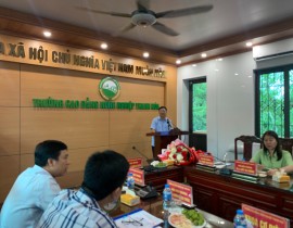 Chia tay đồng chí Phạm Xuân Hiển, Phó Hiệu trưởng trường Cao...